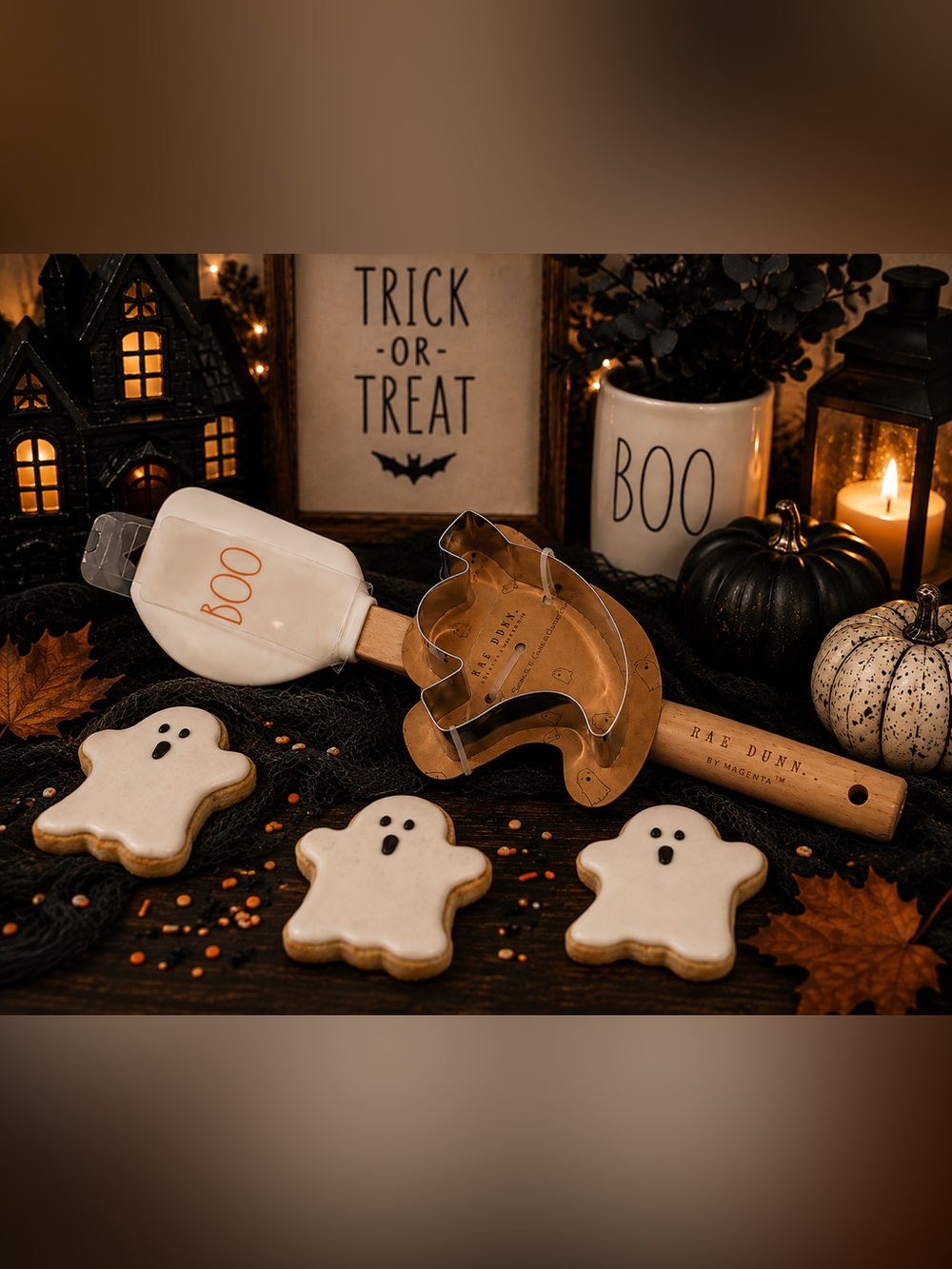Rae Dunn spatula & cookie cutter